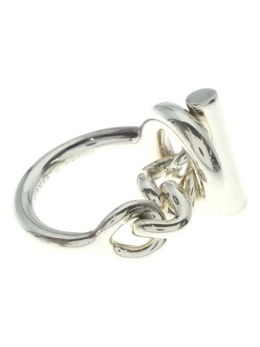 Hermes Ring Croisette Silver